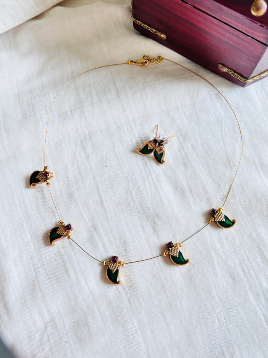 Green Mango Invisible Necklace