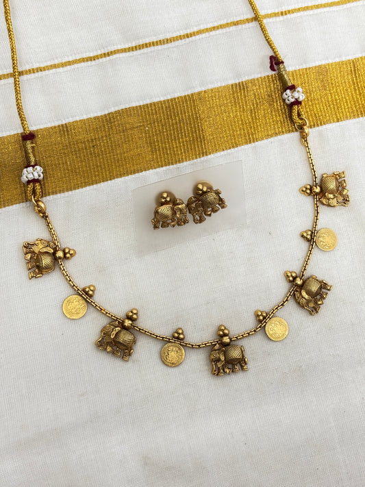 Gaja Kasu (coin) Necklace