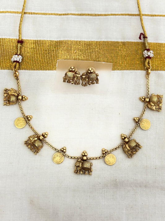 Gaja Kasu (coin) Necklace