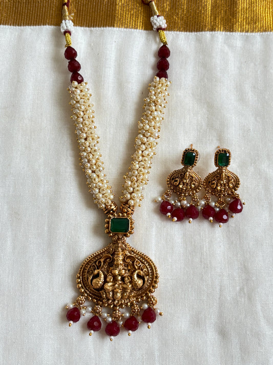Sripadma (Ruby Red) Necklace