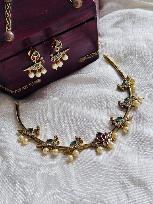 Pakshi Short Necklace