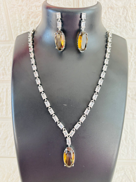 AD Rani Set Brownish Yellow