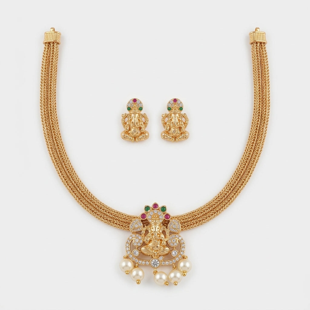 Ganapathi Pendant Necklace