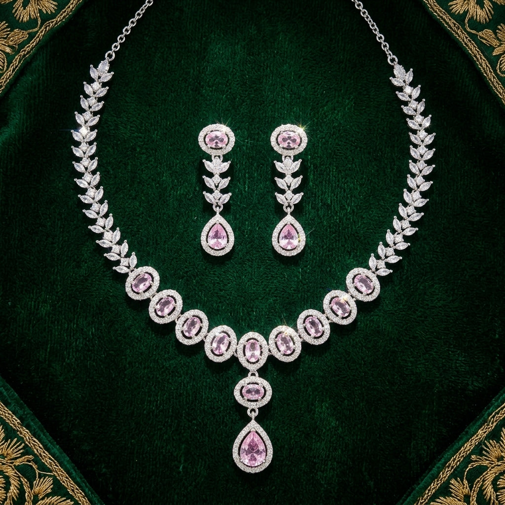Pink Prism Necklace
