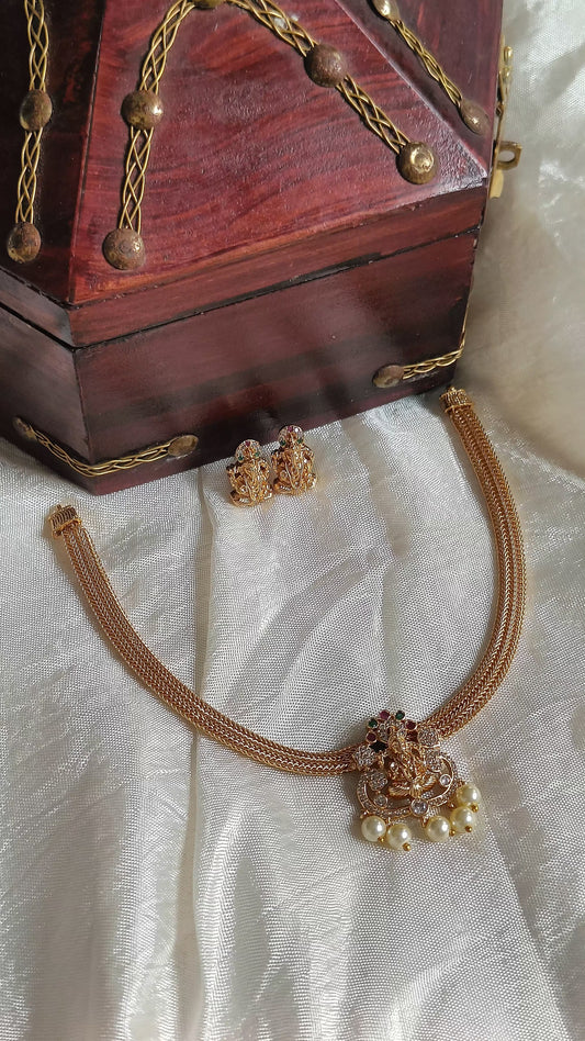 Ganapathi Pendant Necklace